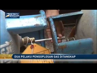dua pelaku pengoplosan gas ditangkap