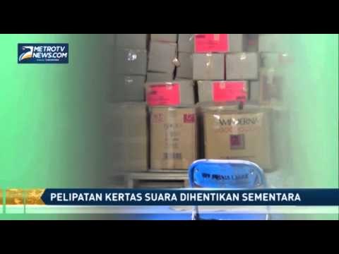 Pelipatan Kertas Suara Dihentikan Sementara