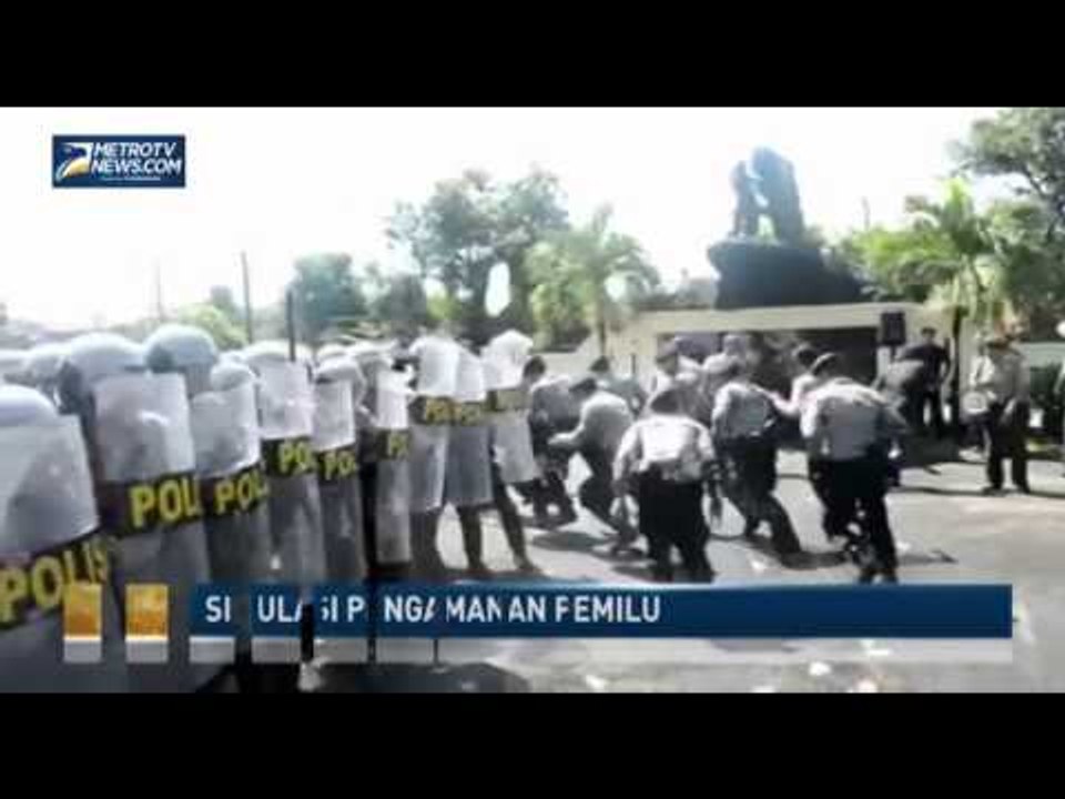 Simulasi Pengamanan Pemilu
