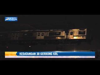 Tanjung Priok Kedatangan 30 Gerbong KRL dari Jepang