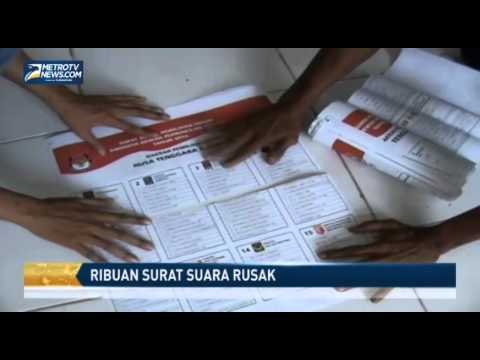 Ribuan Surat Suara di Bima Rusak
