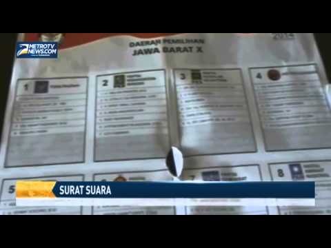 KPU Ciamis Temukan Ribuan Surat Suara Rusak