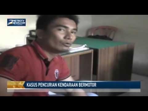 Maling Sepeda Motor Babak Belur Dihajar Warga