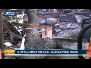 Satu Rumah Hancur Tiga Orang Luka Akibat Puting Beliung