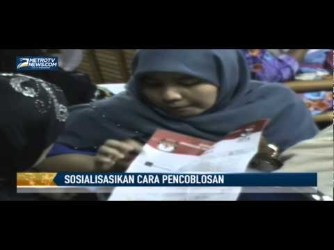 Partai NasDem Sosialisasikan Cara Pencoblosan Surat Suara