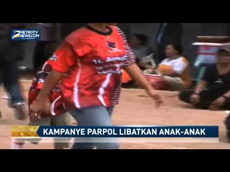 Kampanye Parpol Libatkan Anak Anak