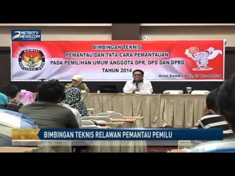 KPU Sulteng Gelar Bimbingan Teknis Pemantau Pemilu