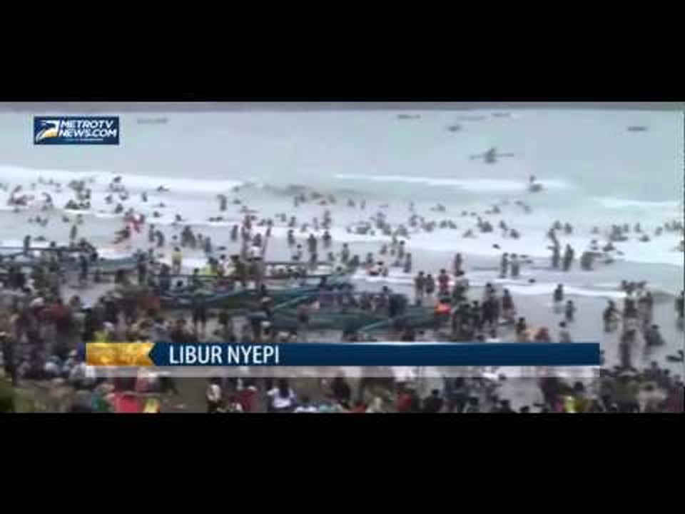 Libur Nyepi, Pantai Pangandaran Dipenuhi Ribuan Wisatawan