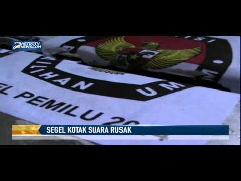 Belasan Segel Kotak Suara Ditemukan Rusak