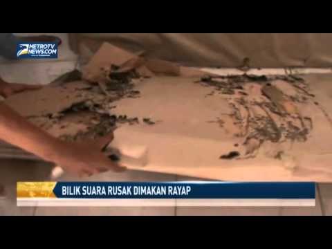 Puluhan Bilik Suara di Kota Palopo Rusak Dimakan Rayap