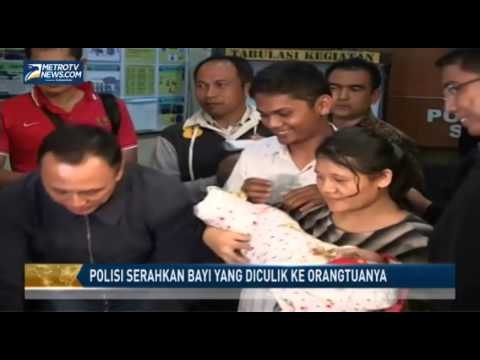 Polisi Serahkan Bayi yang Diculik ke Orangtuanya