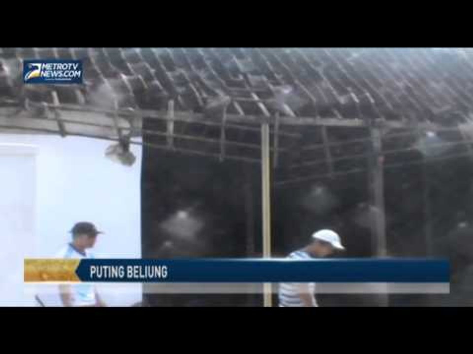 Diterjang Puting Beliung, Tiga Rumah Rusak dan Pohon Tumbang