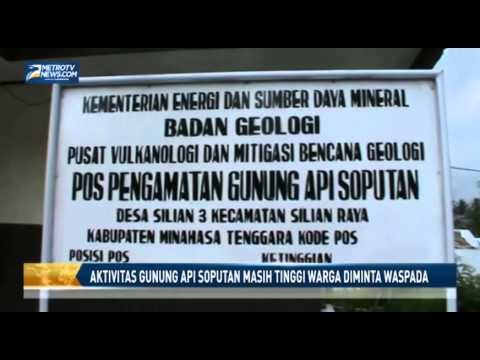 Aktivitas Gunung Api Soputan Masih Tinggi, Warga Diminta Waspada