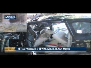 Ketua Panwaslu Muara Enim Tewas Setelah Mobilnya Seruduk Rumah Warga