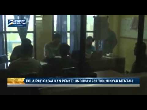 Polairud Gagalkan Penyelundupan 260 Ton Minyak Mentah ke Singapura