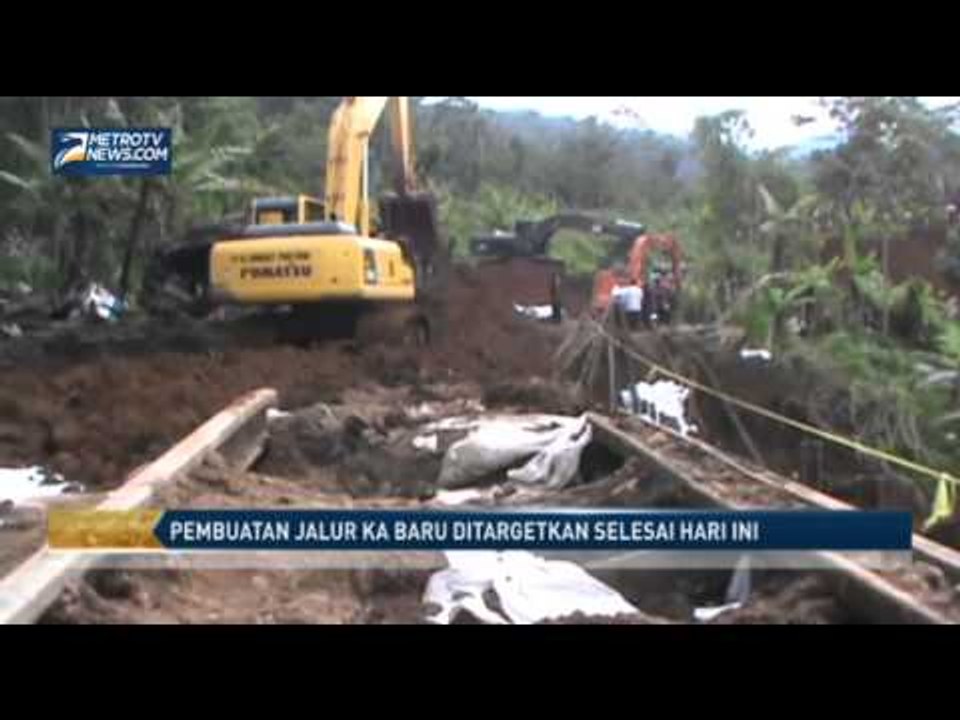 Pembuatan Jalur KA Baru Ditargetkan Selesai Hari ini