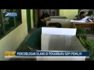 Pencoblosan Ulang di Pekanbaru Sepi Pemilih