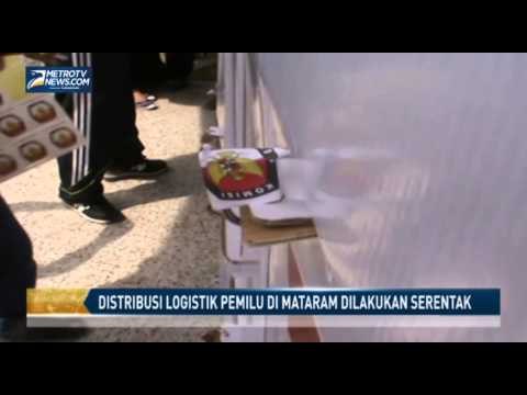 Distribusi Logistik Pemilu di Mataram Dilakukan Serentak