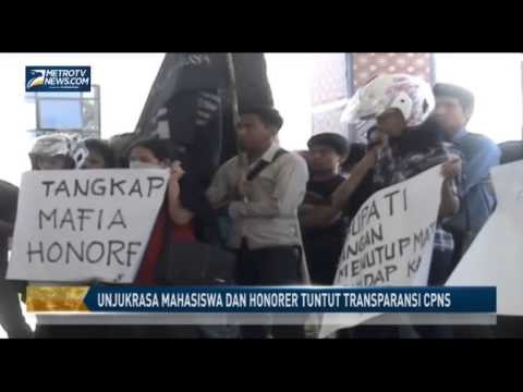 Unjukrasa Mahasiswa dan Honorer Tuntut Transparansi CPNS