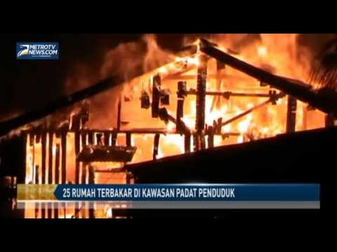 25 Rumah Warga Kota Tarakan Hangus Dilalap Api