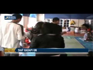 Pelajar di Posko Pengungsian Siap Hadapi UN
