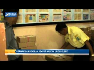 Perwakilan Sekolah Jemput Naskah UN di Polsek