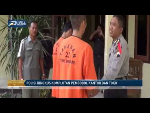 Polisi Ringkus Komplotan Pembobol Kantor dan Toko