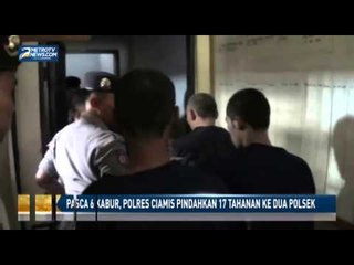 Pasca Enam Kabur, Polres Ciamis Pindahkan 17 Tahanan ke Dua Polsek