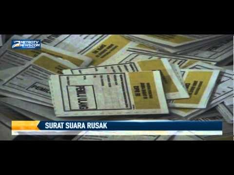 Jelang Pemilu Ulang, KPU masih Temukan Surat Suara Rusak