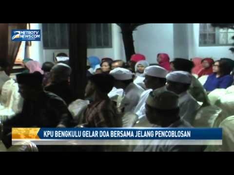 KPU Bengkulu Gelar Doa Bersama Jelang Pencoblosan