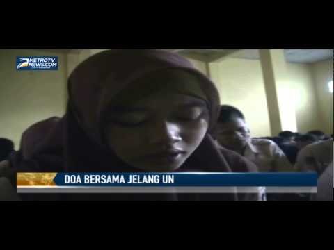 Tangis Haru Siswa Warnai Doa Bersama Jelang UN