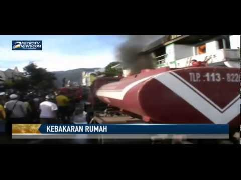 Korsleting Listrik, Dua Rumah Guru SD di Gorontalo Terbakar