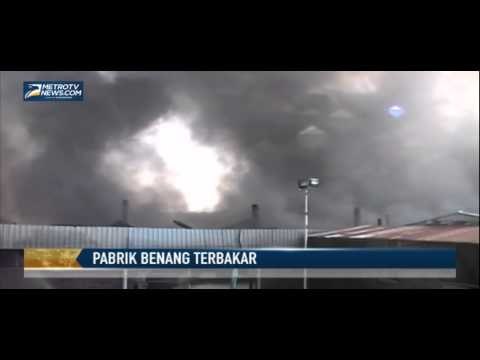 Pabrik Benang di Kendal Ludes Terbakar