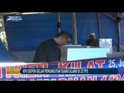 KPU Depok Gelar Pemungutan Suara Ulang di 23 TPS