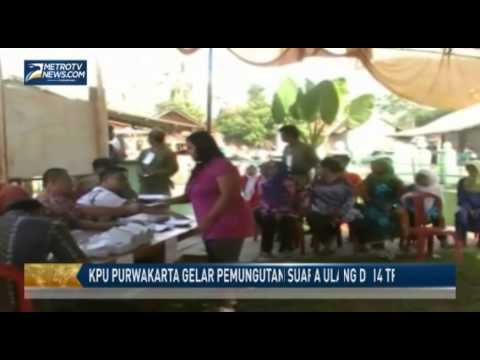 KPU Purwakarta Gelar Pemungutan Suara Ulang di 14 TPS