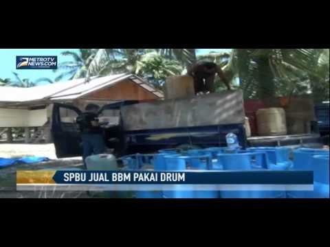 SPBU di Aceh Timur Jual BBM Pakai Drum