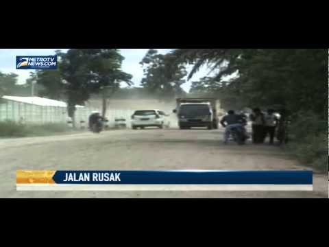 Jalan Penghubung Kotawaringin Timur Seruyan Rusak Parah