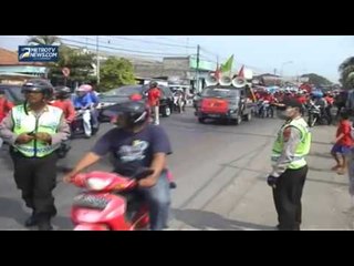 Peringatan Hari Buruh di Gresik Ricuh