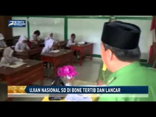 Ujian Nasional SD di Bone Tertib dan Lancar