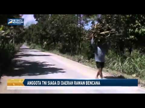 Status Merapi Waspada, Anggota TNI Siaga di Daerah Rawan Bencana