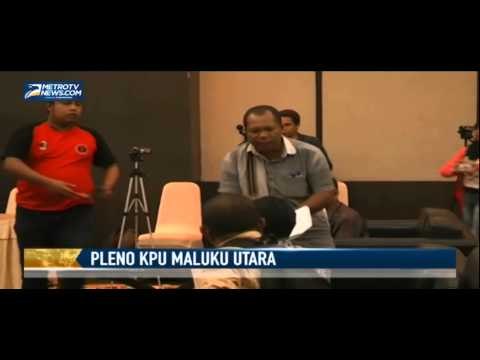 Rapat Pleno KPU Maluku Utara Ricuh
