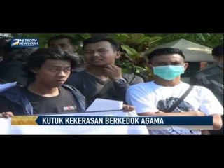 Unjuk Rasa Kutuk Kekerasan Berkedok Agama