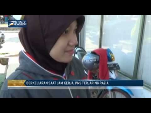 Berkeliaran Saat Jam Kerja, Puluhan PNS Terjaring Razia