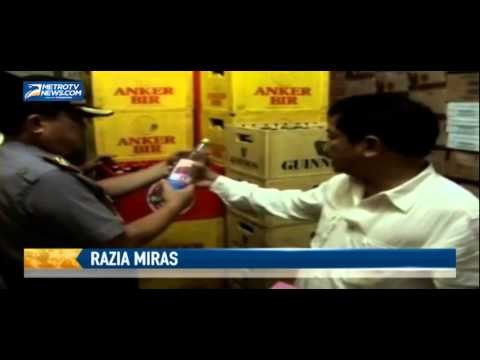 Polisi Gelar Razia Miras di Karawang