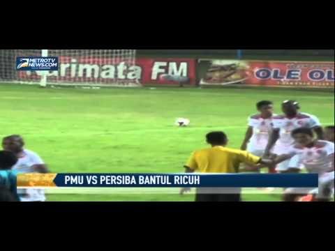 Laga Persepam Madura Vs Persiba Bantul Diwarnai Kericuhan