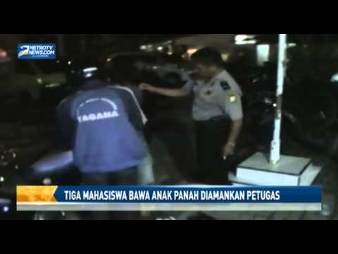 Diduga Hendak Tawuran, Tiga Mahasiswa Bawa Anak Panah Diamankan Petugas