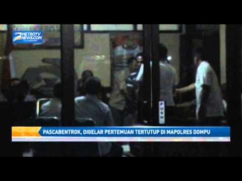 Pascabentrok, Digelar Pertemuan Tertutup di Mapolres Dompu