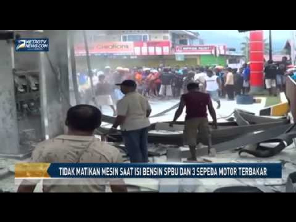 Tidak Matikan Mesin Saat Isi Bensin, SPBU dan Tiga Sepeda Motor Hangus Terbakar