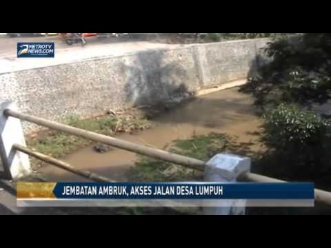 Jembatan Ambruk, Akses Jalan Desa Lumpuh