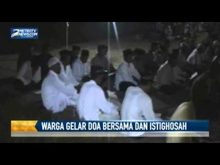 Ratusan Warga Gelar Doa Bersama dan Istighosah di Pinggir Jalan